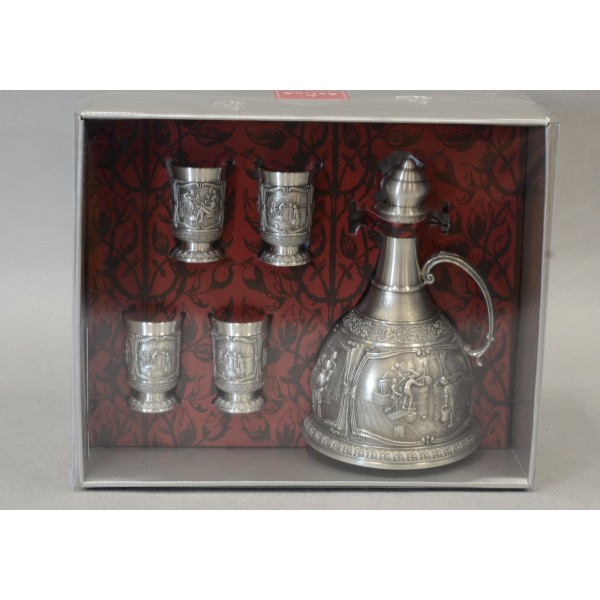 Набор для водки 5 предметов "Gambrinus"