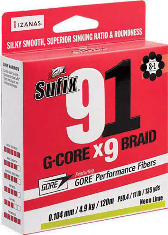 Леска плетеная 91 braid, 0.165мм, 8,1кг, 150м, зеленый