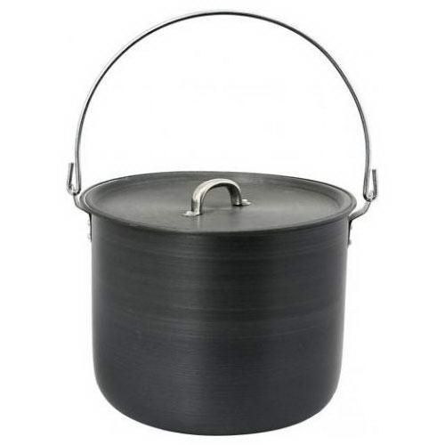 Котел 9 л алюмин. с крышкой