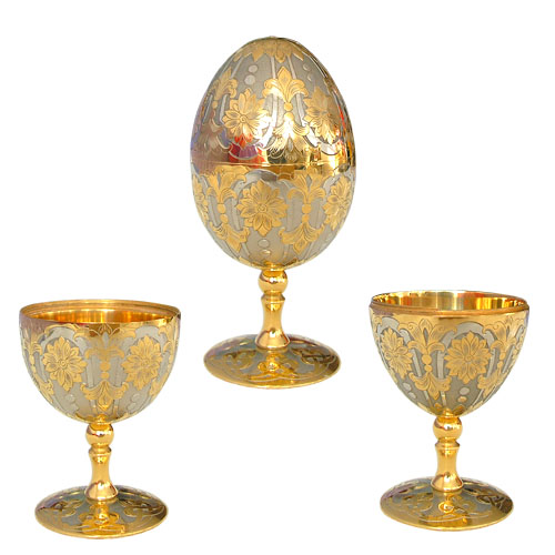 Яйцо сувенирное (2 рюмки)
