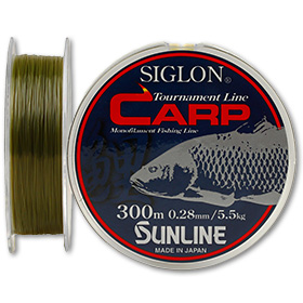 Леска Siglon Carp, 300м, зеленая